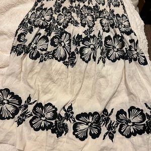 Juicy couture strapless vintage floral dress